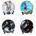 thumbnail image 4 of INTBUYING 1 Ensemble Assiette en Céramique pour Sublimation 10 Po, 4 of 5