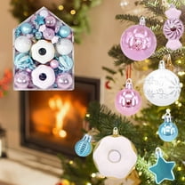 EGNMCR Christmas Balls Ornaments Shatterproof 72Pcs Colorful Christmas Hanging Balls - Christmas Proof Ornaments For Party Christmas Tree Supplies Happy New Year!