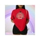 thumbnail image 2 of Playera Blusa De Mamá Estilo Arcoiris – Amor, Arcoíris y Corazones en Cada Suspiro Color Rojo Talla Mediana Marca Emil SaEs, 2 of 4