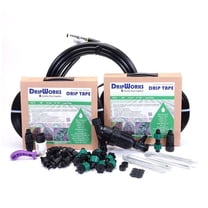 Dripworks Drip Tape Irrigation Kit for Watering Row Crops in Farms - Waters Up to 10 20' Rows | Agricultural Grade Components | Trusted Brand since 1991