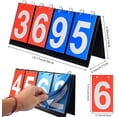 thumbnail image 2 of Zshan 1pcs Sports Scoreboard, 4-Digit Scoreboard, Score Flip Scoreboard, Portable Multifunctional Game Scoreboard, for Basketball Competitions, 2 of 5