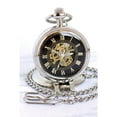 thumbnail image 2 of American Coin Treasures Gold Layered Silver Franklin Half Dollar Men's Pocket Watch, 2 of 6