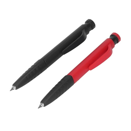 

Carpenter Pencil Nose Hand Tool Clip Design Deep Hole Easy Gripping Marking Pencils Red Yellow Black Refills For Scribing