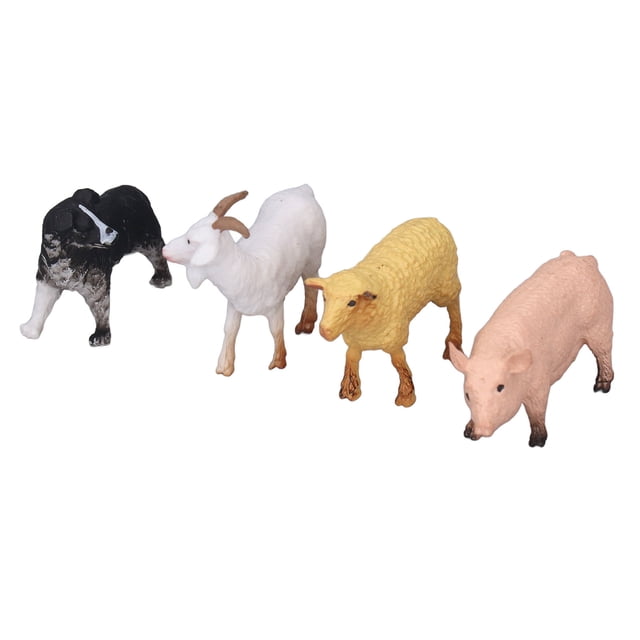 Farm Animals Figures Toy Poultry Playset Farm Animal Figures Children Farm Animals Figures Toy Solid Simulation Plastic And Synthetic Resin Poultry Playset