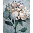 thumbnail image 2 of Riger, Sue 20x23 Black Ornate Wood Framed with Double Matting Museum Art Print Titled - Peony, 2 of 4