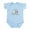 Sky Blue, variant on CafePress - Stork Baby Mexico USA Infant Bodysuit - Baby Light Bodysuit, Size Newborn - 24 Months