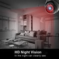 thumbnail image 4 of Cámara de seguridad Cámara de seguridad 24LED IR Cámara AHD Visión nocturna Audio HD 720P 1080P 1.0M Tomshoo  Cámara de seguridad, 4 of 7