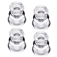 thumbnail image 1 of Juego de 4 portavelas DEYBBY de cristal transparente, 1 of 7