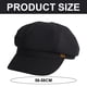 thumbnail image 2 of Sombrero de mujer con circunferencia de 56-58 cm, gorro octogonal, gorro retro, boina informal con lengua de pato y visera, gorro protector solar, 2 of 5