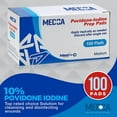 thumbnail image 4 of MEDca Iodine Prep Solution Pads 9.9 Fluid Ounces (100 Count (Pack of 1), 4 of 9