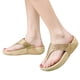 thumbnail image 1 of Sandalias Tanga para Mujer Chanclas Con Diamantes Imitación Transpirables Informales Viajes Al Aire Libre, 1 of 9