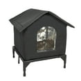 thumbnail image 2 of Casa para gatos al libre, casa para gatitos, suministros para mascotas, refugio portátil y cálido para gatos salvajes, casas para mascotas para L Negro, 2 of 8