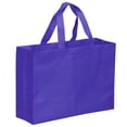 thumbnail image 1 of Unique Bargains Sac Cadeau Réutilisable Style Horizontal Non Tissé 25x35cm, Bleu Lot de 10, 1 of 5