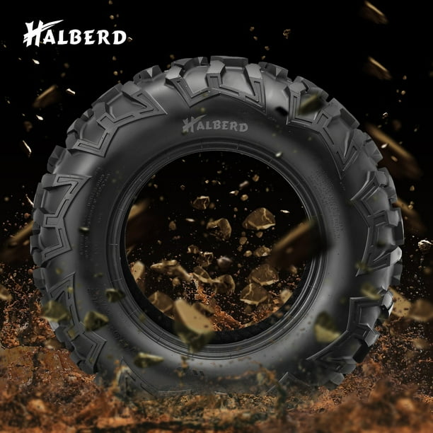 HALBERD 6PLY 24X812 24x8x12 ATV Tires All TerrainTrail 17mm Tread
