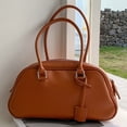 thumbnail image 3 of Bolso Satchel para mujer, bolso elegante de cuero PU para axila, bolso de oficina diario para mujer de Color sólido, 3 of 4