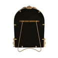 thumbnail image 4 of Kate and Laurel Myrcelle14 x 19 Gold, Traditional Arched Tabletop Easel Mirror, 4 of 9