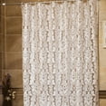 thumbnail image 2 of Rosnek Morocco Waterproof Shower Curtain 3D Thickened Transparent Curtain Multi-Size With Hooks Bathing Sheer Home Decoration Bathroom Accessaries, 2 of 5