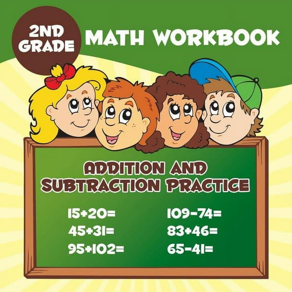 2nd Grade Math Workbook: Addition & Subtraction Practice (Paperback)