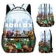 thumbnail image 3 of ROBLOX mochila escolar periférica para estudiantes y niños, mochila de ordenador con cremallera completamente impresa, regalo de cumpleaños, bolsa de gran capacidad, 3 of 4