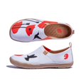 thumbnail image 3 of UIN Women's Art Painted Travel Shoes Slip On Casual Loafers Lightweight Comfort Fashion Sneaker Toledo Ⅰ Hummingbird & Poppy (6.5), 3 of 7