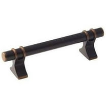3.75 in. Center to Center Davenport Cabinet Pull, Oil Rubbed Bronze
