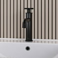 thumbnail image 6 of Avallon Single Hole, Single-Handle Wheel, Bathroom Faucet in Matte Black, 6 of 10