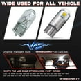 thumbnail image 2 of 194 921 T10 W5W Ampoule LED Blanc, 3030 Chipset 2SMD Ampoules LED 2W 12V Éclairage intérieur LED Ampoules de rechange pour intérieur de voiture, extérieur, tableau de bord, plaque d'immatriculation, d, 2 of 5
