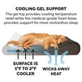 thumbnail image 2 of FurHaven Pet Dog Bed | Cooling Gel Memory Foam Orthopedic Ultra Plush Luxe Lounger Pet Bed for Dogs & Cats, Chocolate, Jumbo, 2 of 13