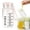 C, variant on CHENjy Travel Essentials, Glass Water Bottle with Insulated Sleeve and Leak Proof Lid, Borosilicate Glass Drinking Bottle with Measurement Scale for Coffee and Infused Water, 260 ML