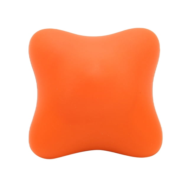 Pelota de reacción de silicona para entrenamiento de agilidad, pelota de ejercicio de masaje de seis ángulos para manos, pies, espalda, color naranja