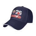 thumbnail image 4 of Daznico Hard Baseball Cap for Outdoor Sun Adjustable Snapback Hat with Classic Embroidery, 4 of 5