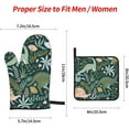 thumbnail image 4 of Cute Dinosaur Oven Mitts and Pot Holders Set of 4, Fashion Heat Resistant Safe Cooking Baking Grilling BBQ Easy Washable Kitchen Accessories, 4 of 6