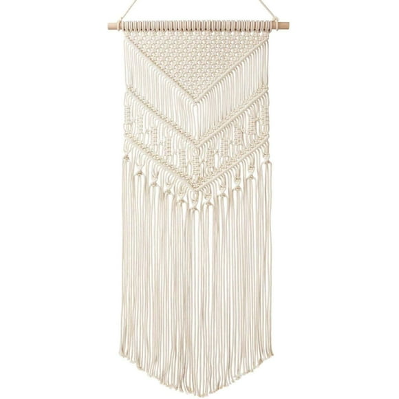 Taufey Macrame Wall Hanging Art Woven Boho Chic Home Decor
