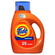 Tide Original HE, 25 Loads Liquid Laundry Detergent, 40 Fl Oz