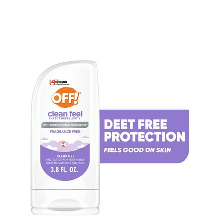 OFF! Clean Feel Picaridin Clear Gel Inse Count Repellent, 3.8 oz