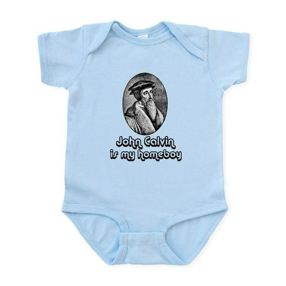 CafePress - John Calvin Is My Homeboy Infant Bodysuit - Baby Light Bodysuit, Size Newborn - 24 Months