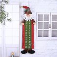 thumbnail image 2 of 1 calendario navideño para niños con cuenta regresiva de Papá Noel, decoración de pared reutilizable con 24 bolsillos para llenar, adorno colgante para el hogar y el dormitorio, 2 of 5