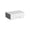 White-M, variant on Lilixerw Storage Box with Lid, Stackable Organizer Container for Countertop, Cabinet and Closet Space Arrangement, Decoration, 8.8x6.4x2 inch