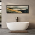 thumbnail image 5 of Large Framed Canvas Wall Art Abstract Mountains Landscape Print for Living Room Decoration - 60"x20" Black Framed, 5 of 8