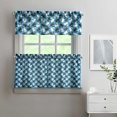 thumbnail image 2 of Kitchen Curtains 24 Inch Short - 3 Panel Set with Cute Cat Paw Pattern, Rod Pocket Window Curtain, 100% Polyester for Pet Lovers Farmhouse, Cafe, Kitchen, Bedroom, Easy Wash, 2 of 6