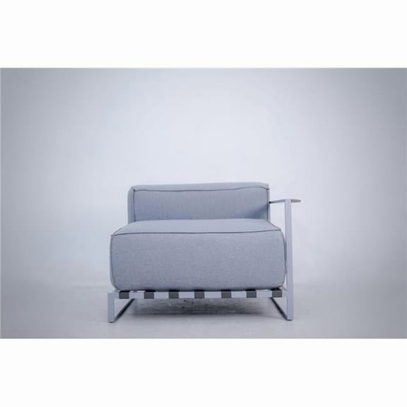 Outsy 0ASU-SSLS-GR-ED Extra Deep Seating Left Sofa, Gray