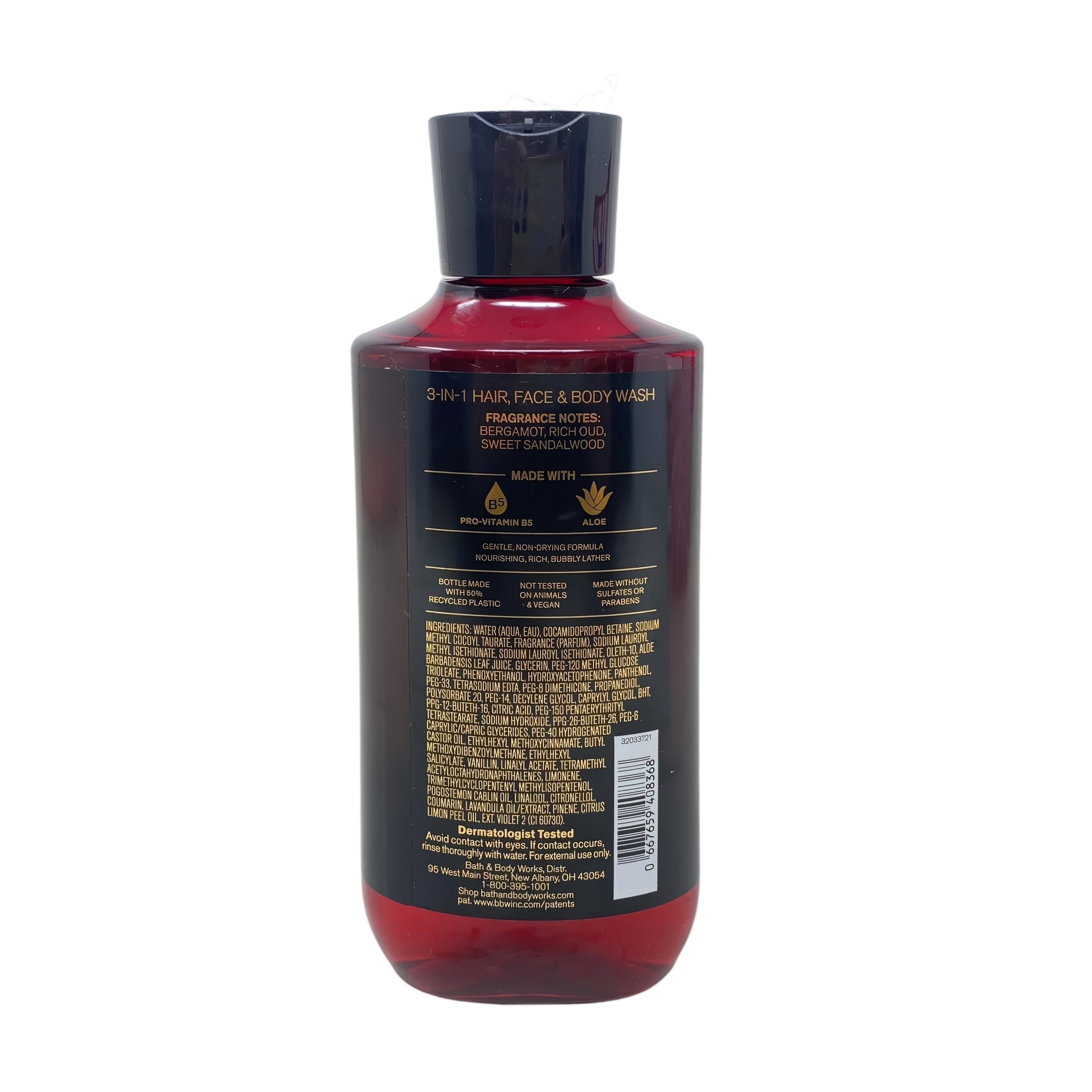 Bath & Body Works 2 Adrenaline 3-in-1 Hair, Face & Body Washes with a Cabin Spice Bar Soap