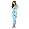 thumbnail image 4 of Disney Stitch Womens Pajama, 2 Piece Sleepwear Set, Aqua Stitch, Size: 3X, 4 of 5