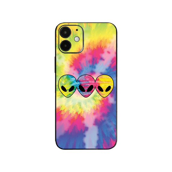 MightySkins APIPH12MI-Groovy Aliens Skin for Apple iPhone 12 Mini - Groovy Aliens
