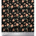 thumbnail image 1 of Soimoi Cotton Duck Fabric Leaves & Flower Floral Printed Craft Fabric by the Yard 56 Inch Wide, 1 of 1