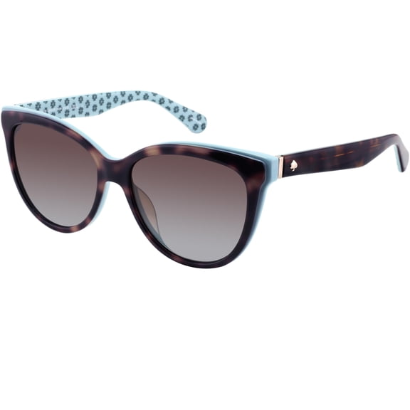 Kate Spade KS DAESHA/S Plastic Womens Butterfly Polarized Sunglasses Havana Green 56mm Adult