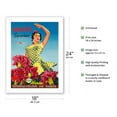 thumbnail image 2 of Andalusia Spain (Andalusien Spanien) - Iberia Air Lines of Spain - Flamenco Dancer (German poster) - Vintage Travel Poster by Goros c.1958 - Bamboo Fine Art 290gsm Paper Print (Unframed) 18x24in, 2 of 4