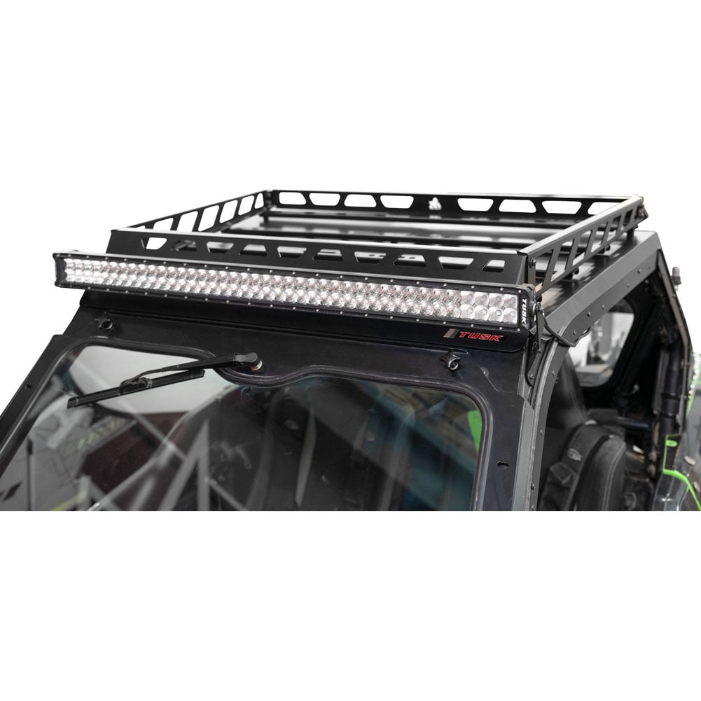 Tusk UTV Adventure Roof Rack Rack w/ Profile Roof and V2 40" LT. Bar