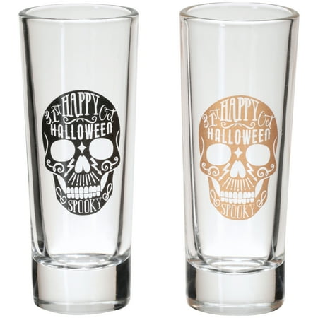 - Halloween Skull Shot Glass, 2 Count