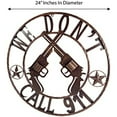 thumbnail image 2 of 24inch METAL BARN SIGN WESTERN HOME DECOR WE DON'T CALL, 2 of 7